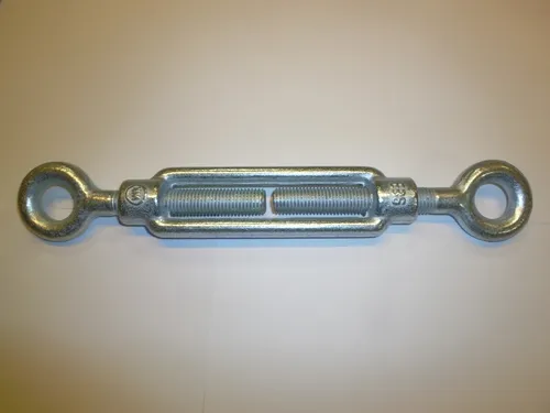 Spannschloss Drahtseilspanner DIN 1480 Öse - Öse M6 verz.