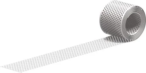Sarei Vogelschutz- und Lüftungsgitter 5 m x 100 mm weiß Traufgitter