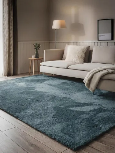 benuta Hochflor-Teppich Soda, rechteckig, Höhe: 21 mm, Teppich Wohnzimmer, Schlafzimmer, Esszimmer, Flur, Kunstfaser, Cozy
