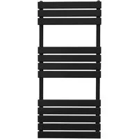 Monstershop Flachheizkörper für Handtücher 1200mm x 500mm Schwarz
