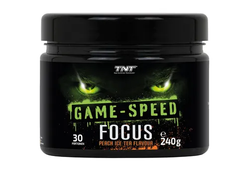 TNT Game Speed - Trainingsbooster für erhöhten Fokus - Aminosäuren für Wettkampfsportler, die schnelle Entscheidungen treffen müssen. Unterstützt kognitive Funktionen für optimale Bewegungen und Reaktionen in jeder Sportart.