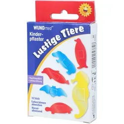 WUNDmed Kinderpflaster lustige Tiere 10 St