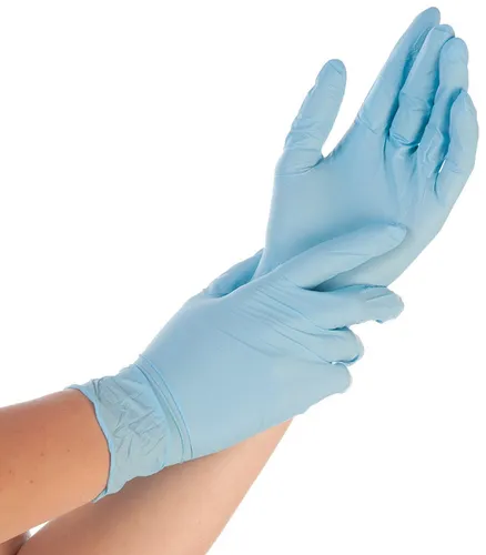 HYGOSTAR Nitril-Handschuh EXTRA SAFE XL blau puderfrei 100 Stück
