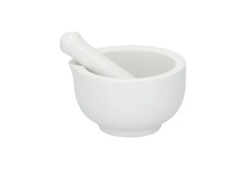 INDA-Exclusiv Müslischale INDA-Exclusiv Mörser mit Stößel, weiß Mörser mit Stößel