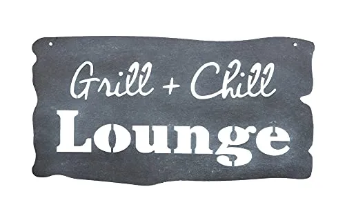 Schild Spruchtafel rostiges Gartenschild Edelrost Rost zum hängen Gartendeko