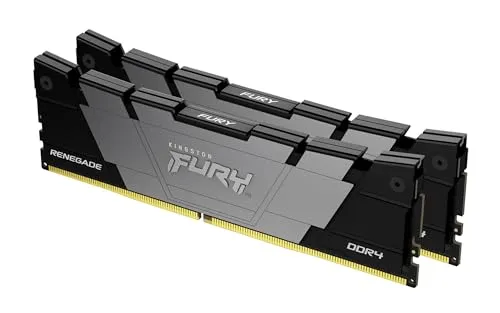 Kingston FURY Renegade 32GB 3600 DDR4 CL16 DIMM - Hochgeschwindigkeits-Gaming-RAM, optimiert für Intel und AMD Ryzen mit Aluminium-Kühlkörper