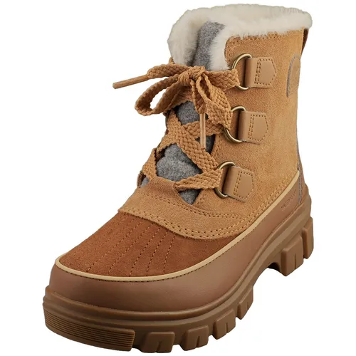 Sorel Damen Torino V WP Schuhe - Modische Winterstiefel in Braun (Größe 37) - Stylische und funktionale Winterschuhe, ideal für kalte Tage mit wasserdichter Verarbeitung und robustem Design.