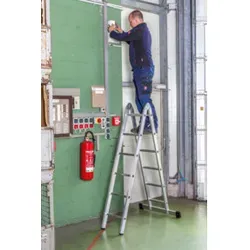 Euroline Alu-Vario-Klappleiter Nr. 31701 2 x 8 von euroline