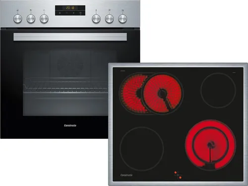 Constructa CX3HS605 Set Einbauherd CH2M60050 + Glaskeramikkochfeld CM323052