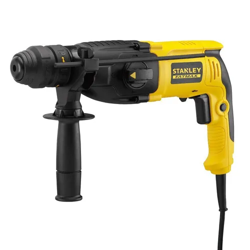 Stanley SDS+ Bohrhammer 800W 2.4J SFMEH210K - Bohrmaschinen für vielseitige Anwendungen: Robuster 800W Bohrhammer mit 2,4J Schlagenergie, ideal für Beton und Mauerwerk. Schnellwechselfutter für flexiblen Einsatz und ergonomisches Design für ermüdungsfreies Arbeiten.