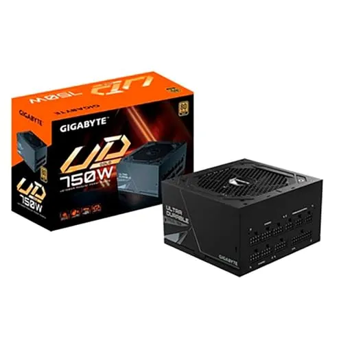 Gigabyte GP-UD750GM - 750 W ATX-Netzteil mit 20+4 Pin, langlebig und robust für optimale Leistung und Flexibilität