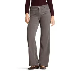 Cambio Bootcut Cordhose Modell 'TESS' in Mud, Größe 38 - Moderne Bootcut Cordhose von Cambio mit angenehmem Baumwoll-Mix. Der ausgestellte Schnitt bietet Bewegungsfreiheit und die praktischen Eingrifftaschen machen sie zum perfekten Begleiter für jeden Tag.