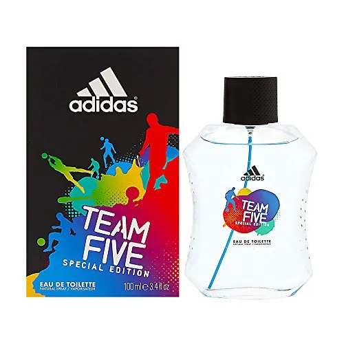 adidas Team Five Eau De Toilette 100 ml, 1er Pack (1 x 100 ml)