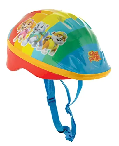 Paw Patrol Kinder-Fahrradhelm, offizielles Lizenzprodukt, Robustes EPS-Innenmaterial, größenverstellbar, belüftete Schale zur Kühlung, geeignet für Kopfgrößen 48-52 cm
