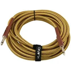 Klang Instrumentenkabel TWEED 6,3mm Klinke, mono