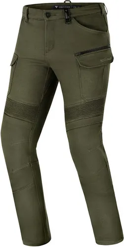 SHIMA Giro Motorrad Hose Herren mit Protektoren in grün von Shima