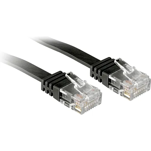 Lindy 47522 RJ45 Netzwerkkabel - Patchkabel CAT 6 U UTP, 200 cm lang, ideal für schnelle Netzwerkverbindungen in Schwarz
