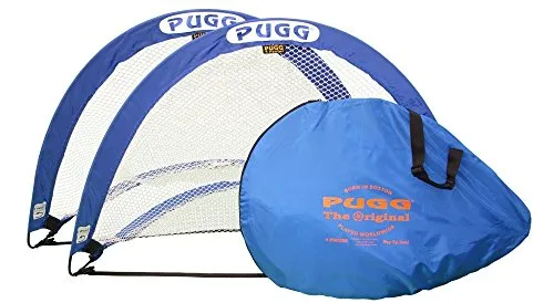PUGG Mobile Fußballtore 2er-Set, Farbe blau, Modell klein
