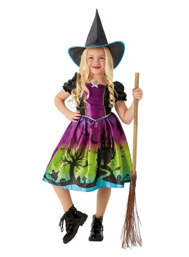 Rubie’s Hexen-Kostüm für Kinder in lila von Rubies