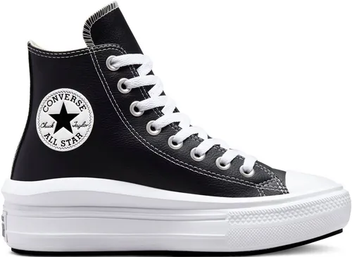 CONVERSE Damen Chuck Taylor All Star Move Platform Sneaker - Damen-Sneaker mit hohem Plateau, Obermaterial aus Kunstleder und OrthoLite-Dämpfung für optimalen Komfort und Stil.
