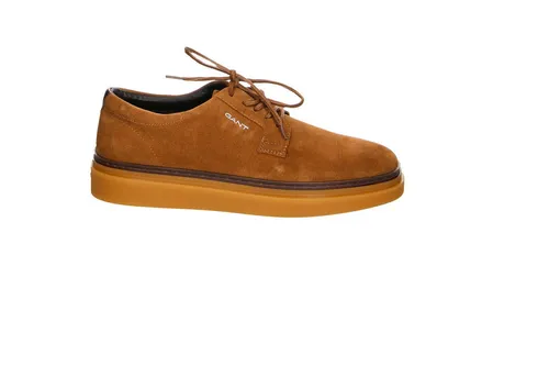 Gant Gant Kinzoon Low Lace Shoe Velour Schnürschuhe braun Schnürschuh