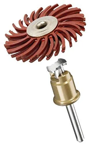Dremel Speedclic Feinschleifbürste 220 - 1 St. - Flexible Borsten für präzises Entfernen von Oberflächenmaterial. Ideal zum Entgraten, Reinigen und Polieren von filigranen Werkstücken in der Kategorie Werkzeugzubehör.