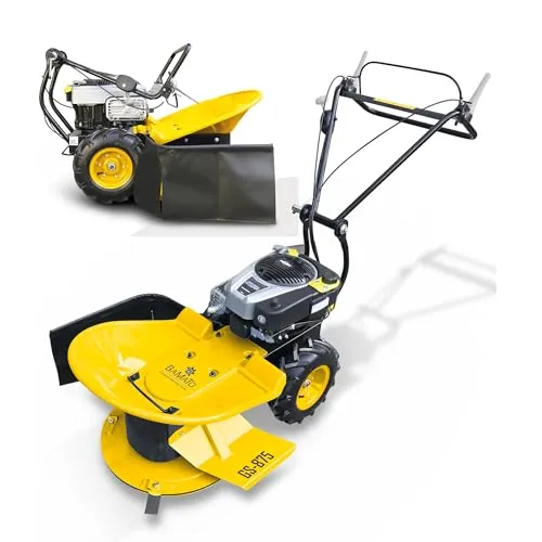 BAMATO Hochgrasmäher GS-875 mit RATO R225 Motor - Rasenmäher für hohes Gras, leistungsstarker 4-Takt RATO R225 Motor mit 12,5 Nm, ideal für große Flächen und anspruchsvolle Gartenarbeit.