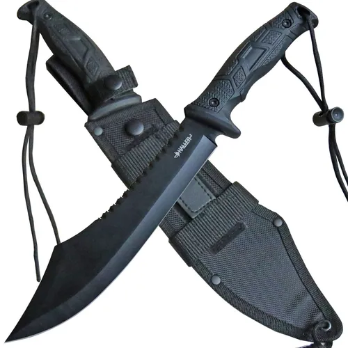 Haller Machete Buschmesser klein rostfrei schwarz