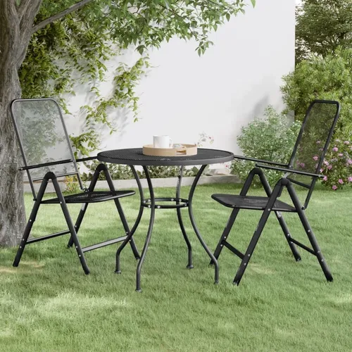 Maison Exclusive Gartentisch Ø80x72 cm Anthrazit