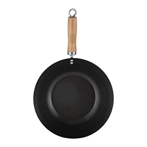 Typhoon Asia Wok Ø 28 cm - Wokpfanne für Induktion - Hochwertige Wokpfanne mit zweischichtiger Antihaftbeschichtung, ideal für asiatische Gerichte und schnelles Erhitzen. Perfekt für alle Herdarten, inklusive Induktion.