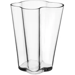Iittala Aalto Vase 270mm Klar - Ikonische skandinavische Vase aus mundgeblasenem Glas, perfekt für langstielige Blumen. Ein zeitloser Designklassiker, der jedem Raum Eleganz verleiht.