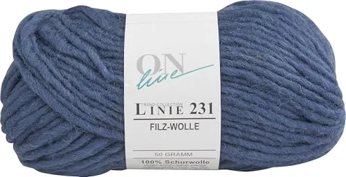 ONline Linie 231 Filzwolle 25 - jeans