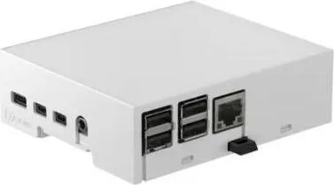 ABS-Gehäuse für Raspberry Pi 4, Industrie, selbstverlöschend, grau
