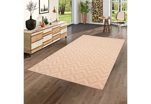 Pergamon Teppich, Rosa, 80x150 cm – Stilvoller Velours für Ihr Zuhause - Der Pergamon Teppich in Rosa vereint modernes Design mit hervorragender Verarbeitung. Ideal für jeden Raum, ist er pflegeleicht und sorgt für eine gemütliche Atmosphäre.