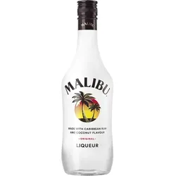 Malibu 17% Kokoslikör 0,7 Liter - Beliebter Rum Likör mit echtem Barbados-Rum und natürlichem Kokosaroma, ideal für erfrischende Cocktails und puren Genuss.
