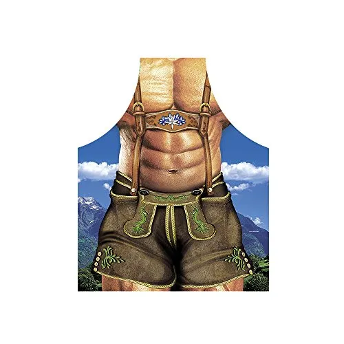 Alpenmacho Grillschürze Macho Küchenschürze Itati Kochschürze