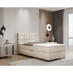 Panda Möbel Boxbett Beige, 100x206 cm