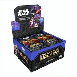 Star Wars Unlimited - Schatten der Galaxy Display (Englisch) - Sammelkarten-Spiel für 2 Spieler ab 12 Jahren, mit 24 Booster Packs voller ikonischer Charaktere und strategischer Möglichkeiten im Star Wars-Universum.