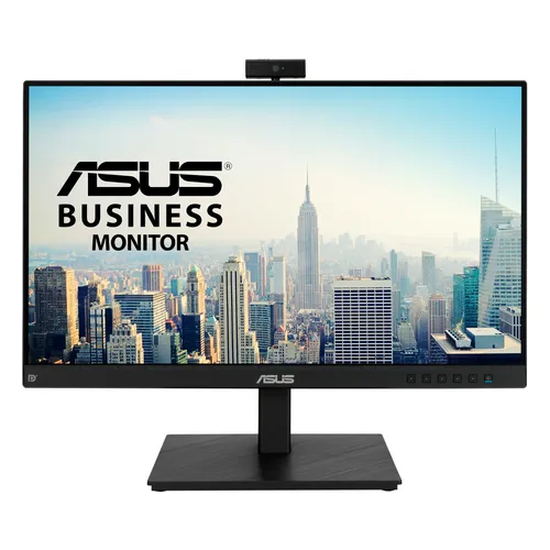 ASUS 60,5cm BE24EQSK Monitor mit Webcam - IPS Monitor mit 60,5cm Bildschirmdiagonale, integrierter Webcam und Lautsprechern – ideal für Videokonferenzen und Home Office.