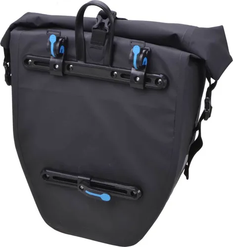 Filmer Premium 49610 Fahrradtasche Trekking für Gepäckträger - 100% wasserdicht - Fahrradtaschen für Trekking, 25 Liter Volumen, ideal für alle Wetterbedingungen mit Rollverschluss und variablen Befestigungssystem für einfache Handhabung.