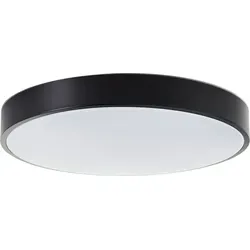 Brilliant LED Deckenleuchte Vadin Schwarz Ø49cm