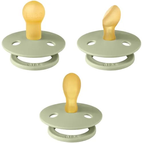 BIBS Try-It Size 1 Schnuller Set für Neugeborene in grün von BIBS