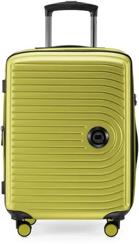 HAUPTSTADTKOFFER Mitte - Handgepäckkoffer 55x40x23 cm - Koffer mit TSA-Zahlenschloss und 4 Rollen, ideal für Wochenendausflüge und Geschäftsreisen. Dank der verstärkten Koffererweiterung bietet er bis zu 55 Liter Stauraum.