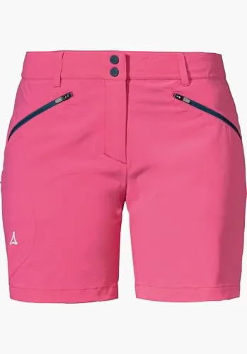 Schöffel Damen Hestad L Wander-Shorts, Holly Pink, 42 EU - Outdoor Shorts mit 4-Wege-Stretch für höchste Bewegungsfreiheit, schnell trocknend und wasserabweisend – ideal für aktive Abenteuer.