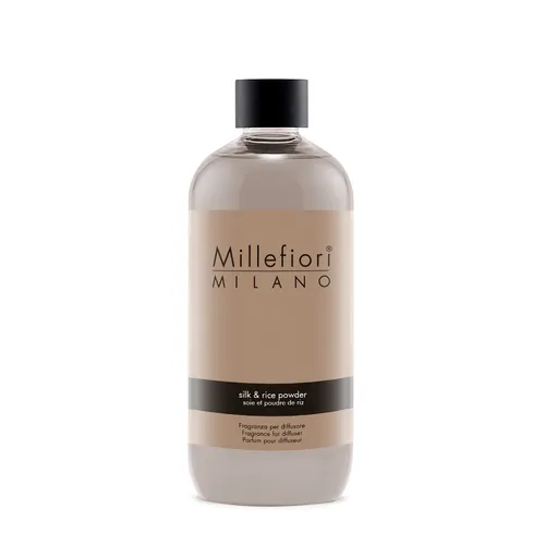 MILLEFIORI MILANO Raumduft Diffuser Nachfüllflasche 500 ml SILK & RICE POWDER