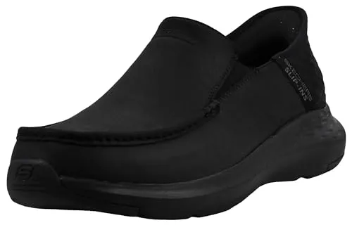 Skechers Herren Parson Oswin Mokassin mit Slip-in-Technologie - Herren-Sneaker mit exklusiver Slip-in-Technologie, Fersenkissen für sicheren Halt und Air Cooled Memory Foam für optimalen Komfort.