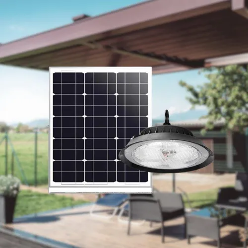 LUXULA LED Solarleuchte CCT Hängeleuchte 6W - Solarleuchte für drinnen und draußen, steuerbar mit Fernbedienung und einstellbarer Lichtfarbe (3000K-6500K), ideal für eine individuelle Beleuchtung.