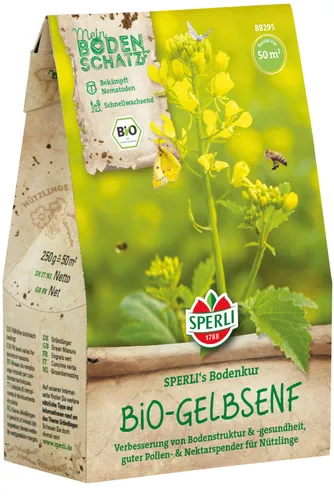 Sperli's Bodenkur Bio Gelbsenf 250 g in gelb von SPERLI