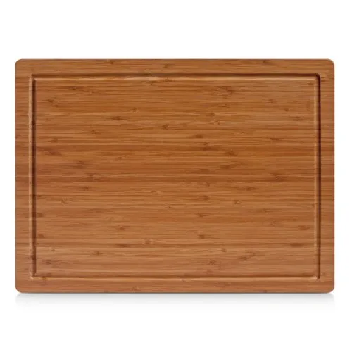 Zeller 25220 Schneidebrett, Bamboo, L 45 x B 33 x H 1.6 cm