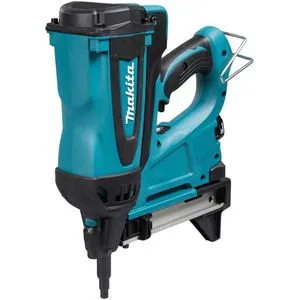 Makita Gasnagler GN420CLSE für Beton - Tacker für Betonnägel 15-40 mm, kabellos mit 4.000 Schüssen pro Akkuladung. Ideal für professionelle Anwendungen ohne Schlauch und Kompressor.